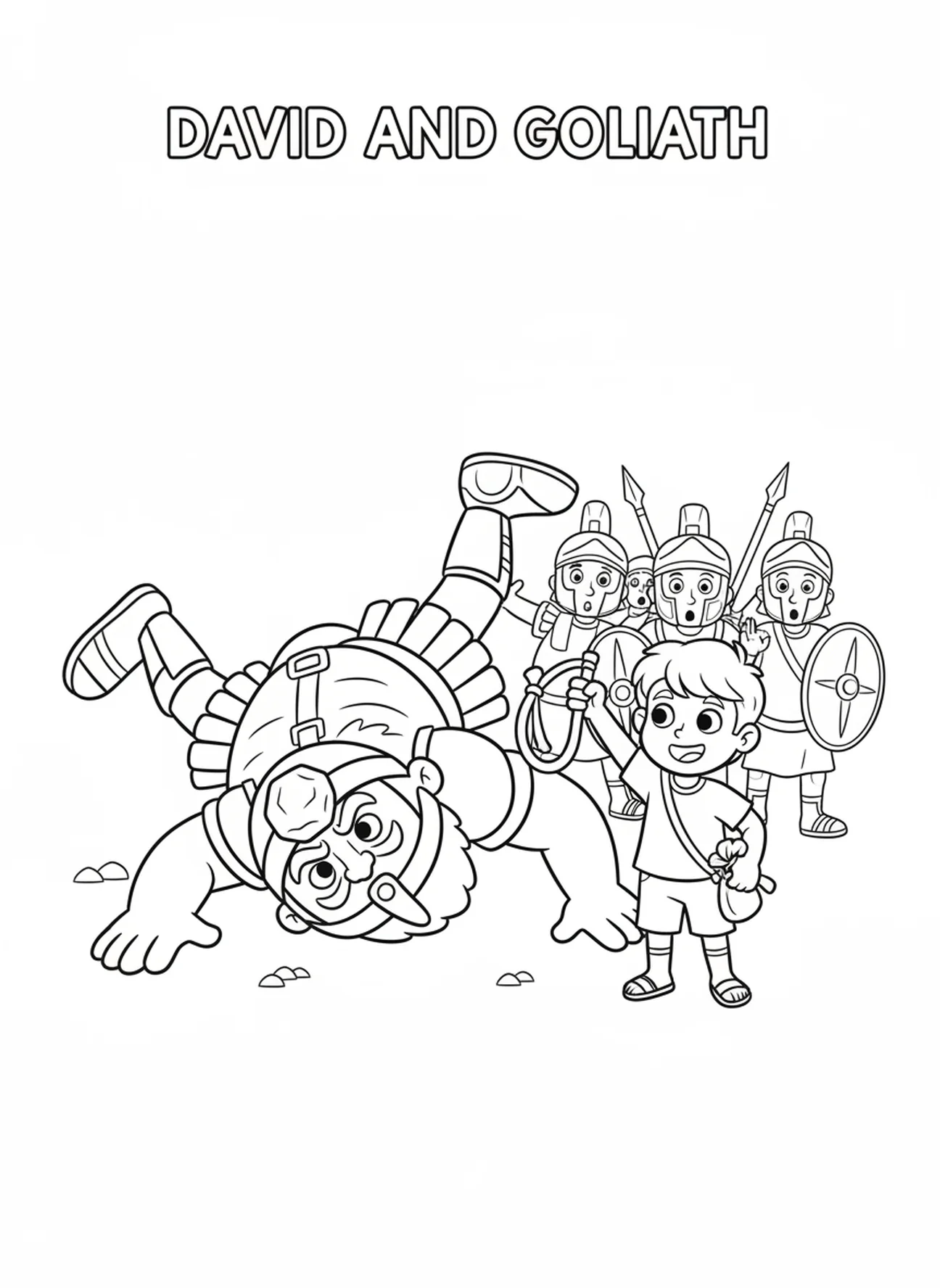 Happy animals peeking out of the ark's windows with cheerful expressions. Noahs Ark coloring page for preschoolers age 3-5